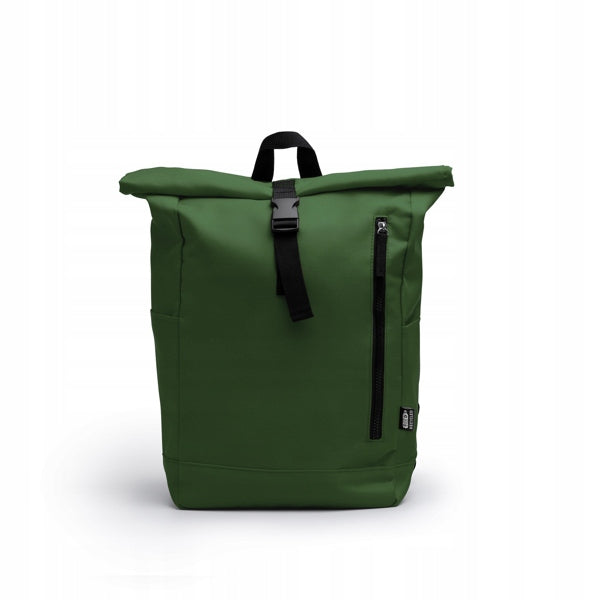 City Backpack Youth Backpack Roll Up - Roll Top Green Hiking