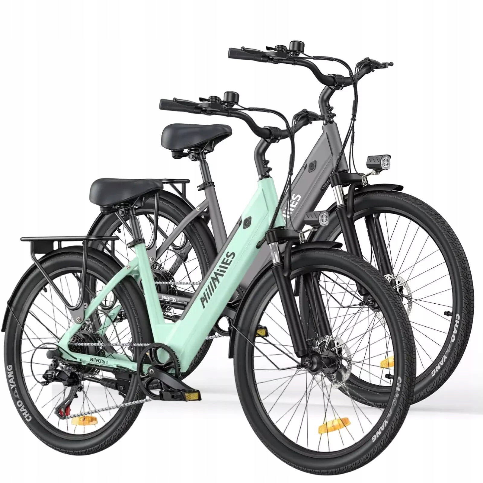 City Electric Bike HillMiles HillMiles MileCity 13Ah 100km 26" blue Brand HillMiles