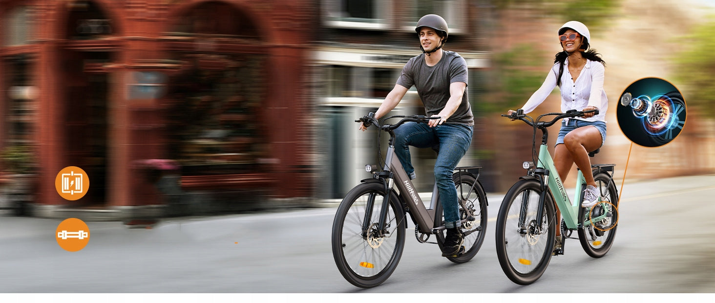 City Electric Bike HillMiles HillMiles MileCity 13Ah 100km 26" blue Frame size L