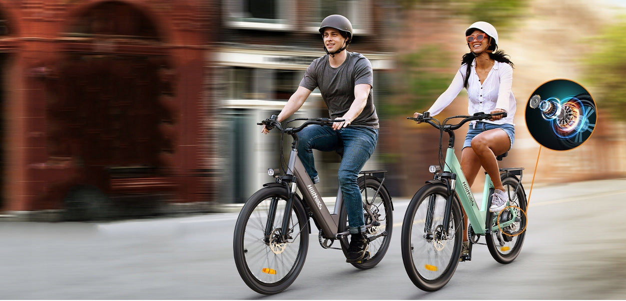 City Electric Bike HillMiles MileCity 1 250W 36V 13Ah 100km 26" Foldability self-assembly, adjustable