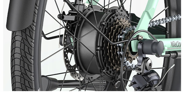 City Electric Bike HillMiles MileCity 1 250W 36V 13Ah 100km 26" Model Stylish, lightweight, convenient and comfortable