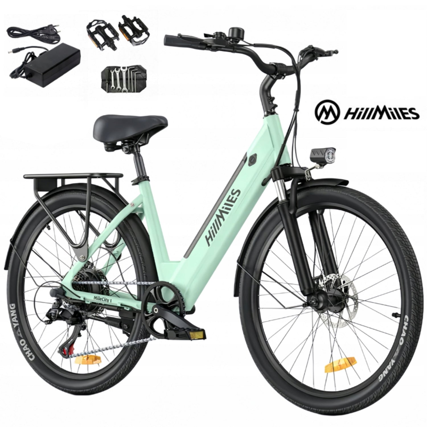 City Electric Bike HillMiles MileCity 1 250W 36V 13Ah 100km 26"