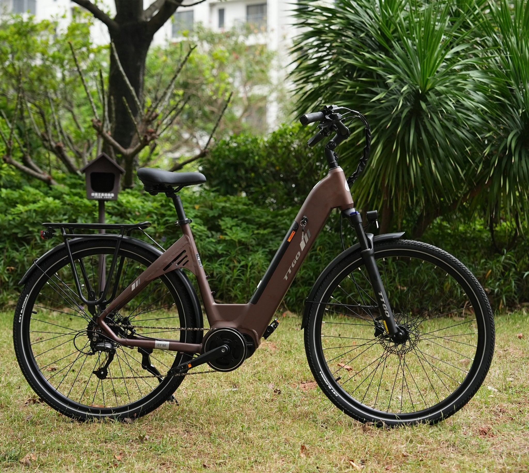 City Electric Bike TTGO C7 SE 250W 18Ah 130HP Mid-Mount 28" Motor Manufacturer code TTGO C7 SE Czujnik momentu obrotowego 28"*2.0