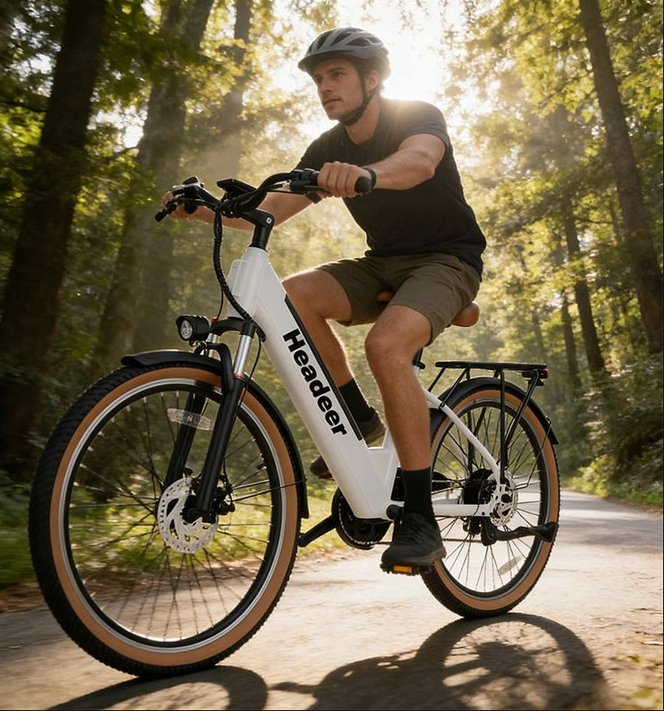 City Electric Bikes HEADEER 250W 48V 11.6AH 26*1.95 LCD E-BIKE PL Maximum rated power electric bike (under 250W)