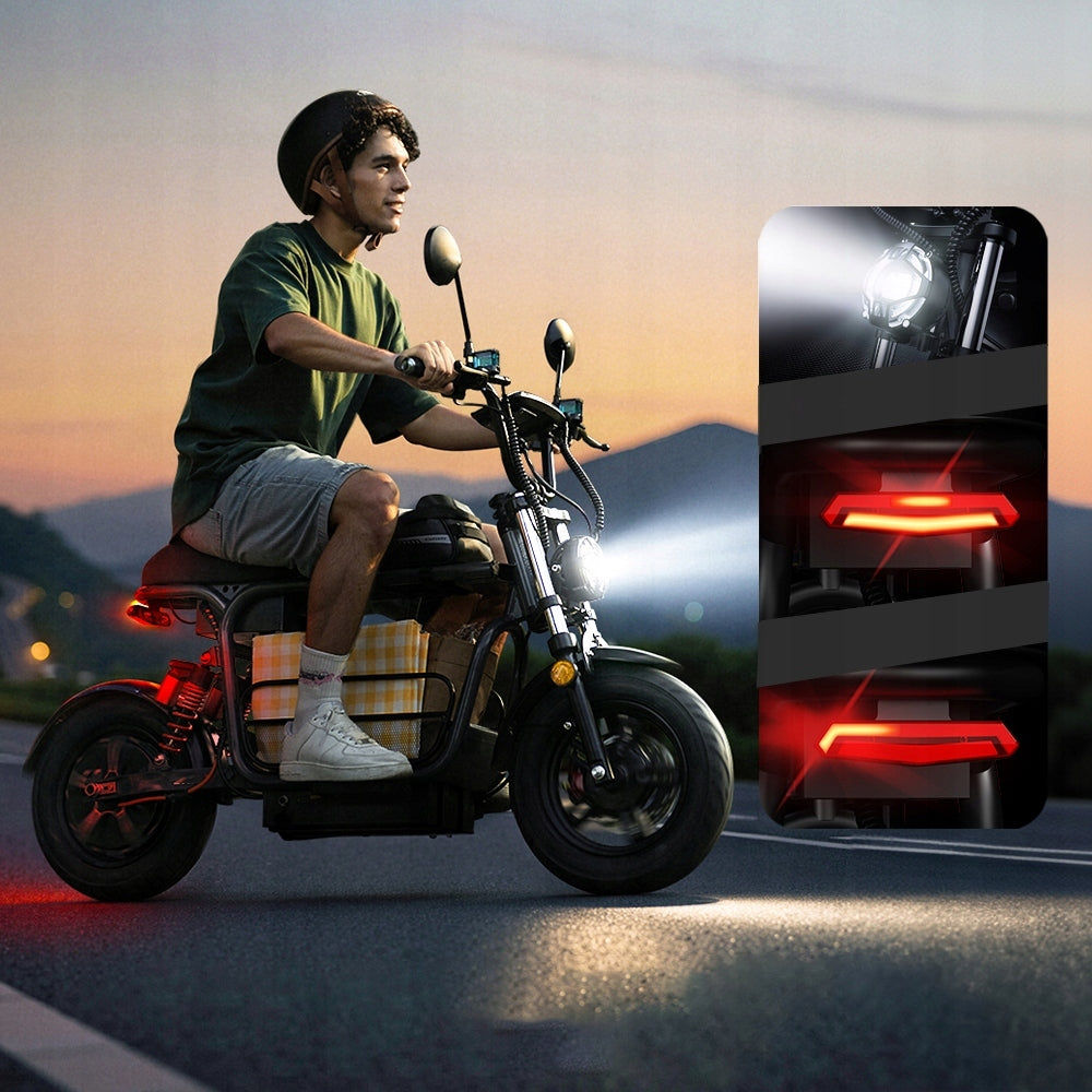 City Electric vehicle 1500W High Power with NFC 72KM PL Model AgileRide Pojazd elektryczny City