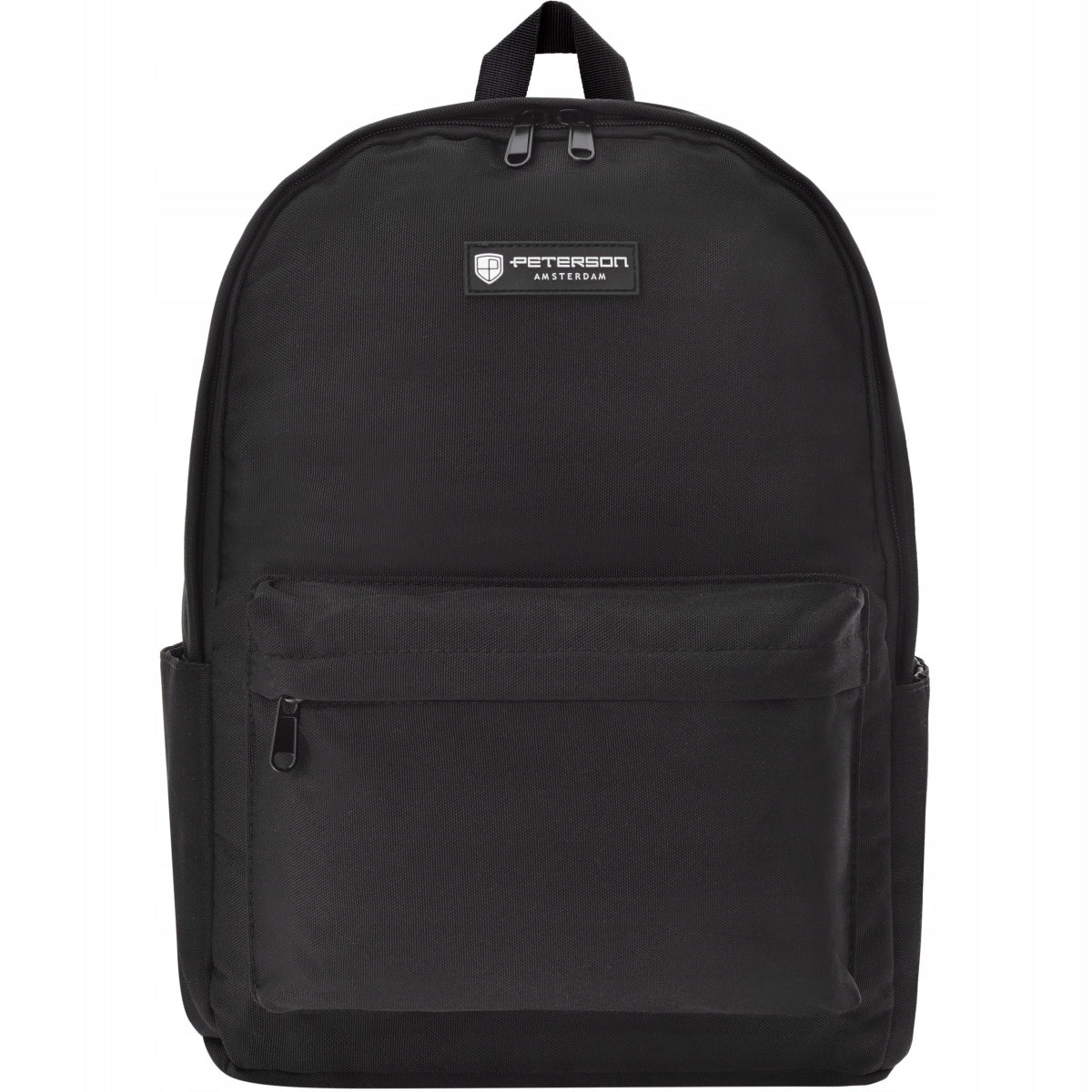 City Hiking School Backpack Universal Women's Men's Black Large A4