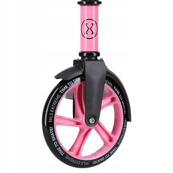 City Scooter Classic Folding For Girl Large Wheels 200 mm Color black pink