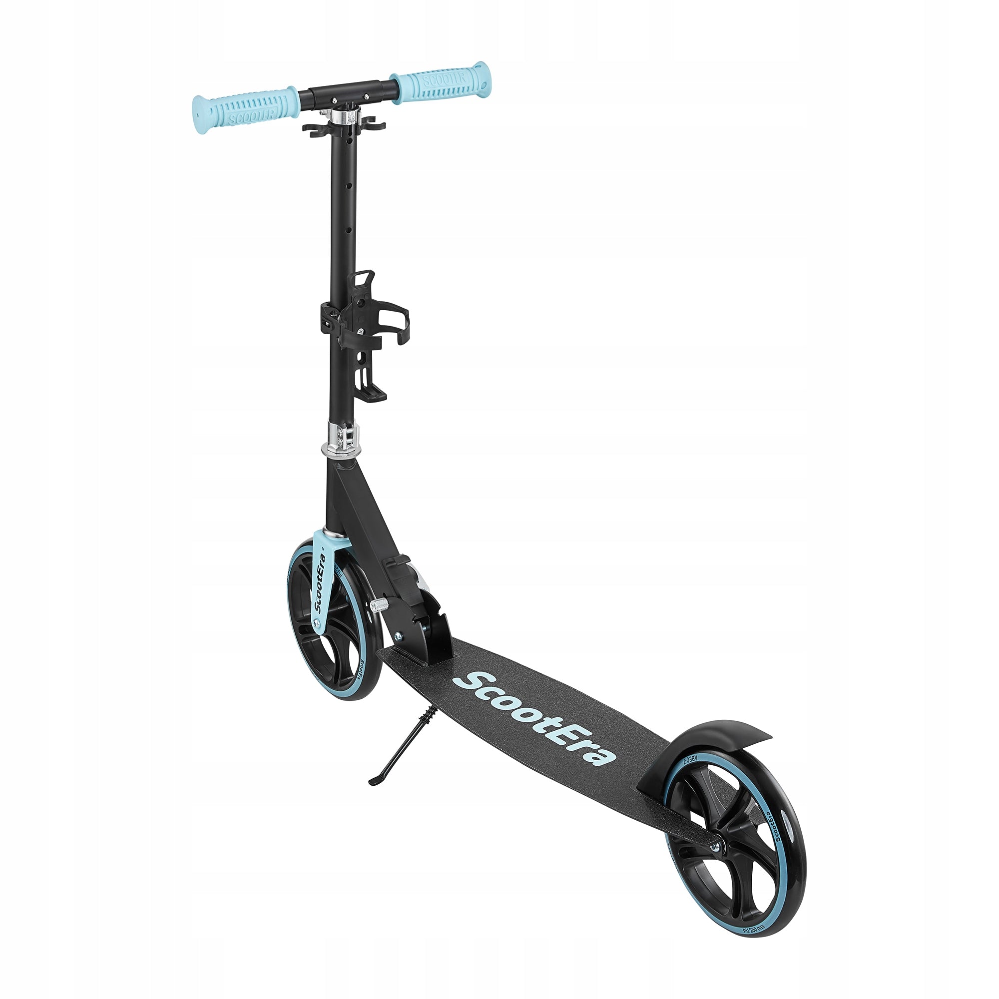 City Scooter Folding Metal Black Blue 200mm Lightweight Brake no