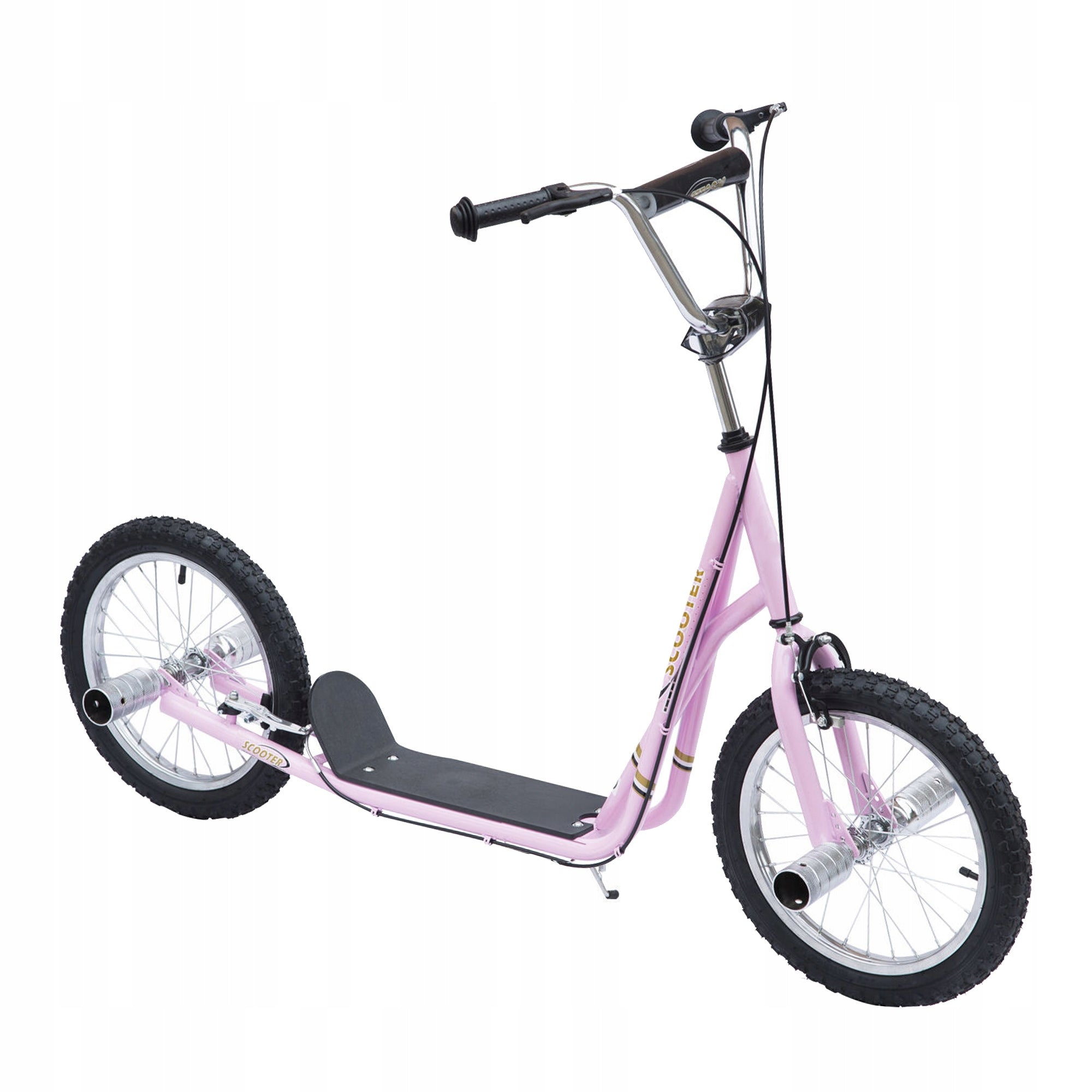 City Scooter for Children from 5 years to 100 kg Pumped Wheels 16 inches Roses Packaging status original