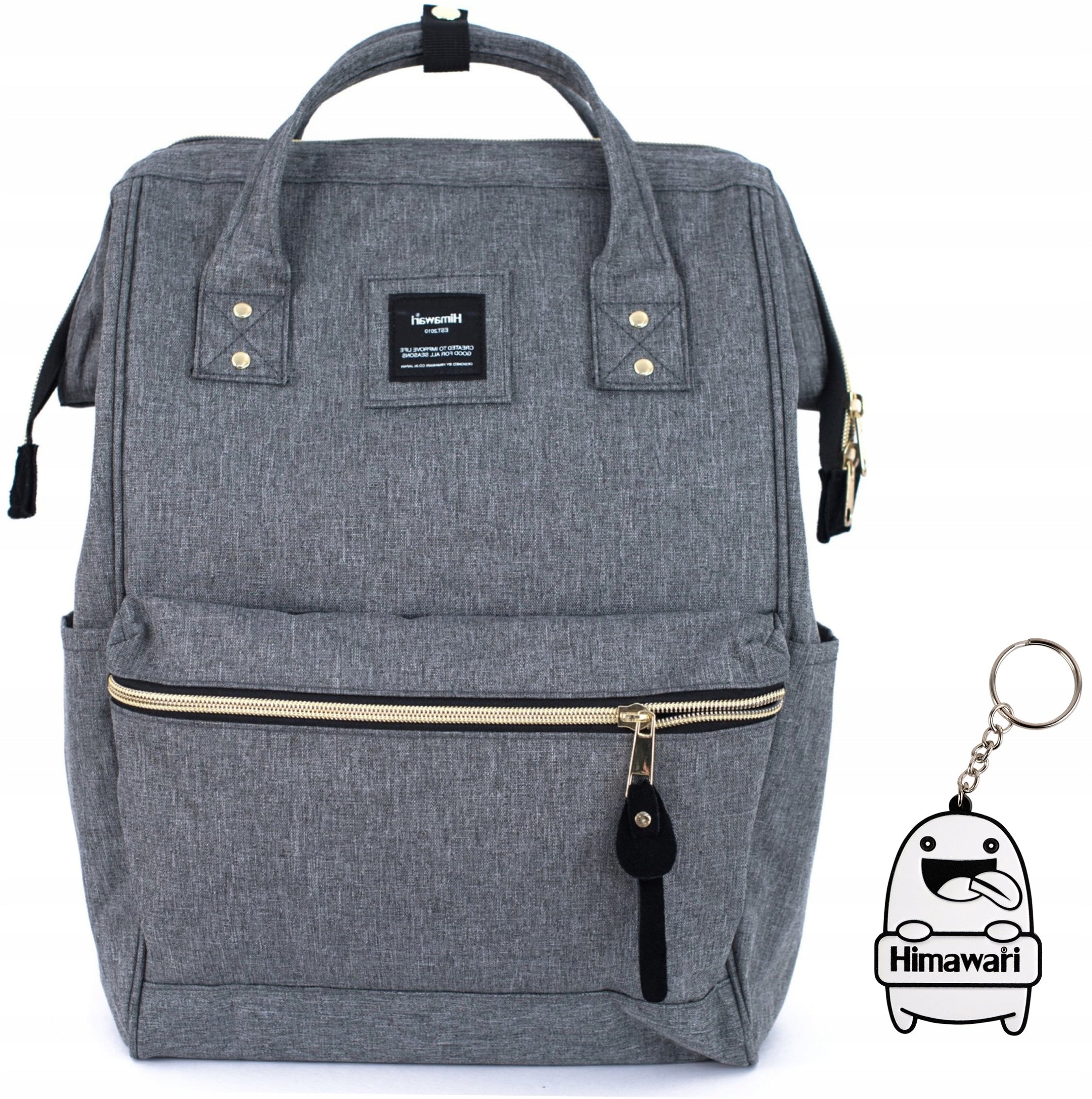 City backpack Himawari Classic - for school fashionable everyday Grey