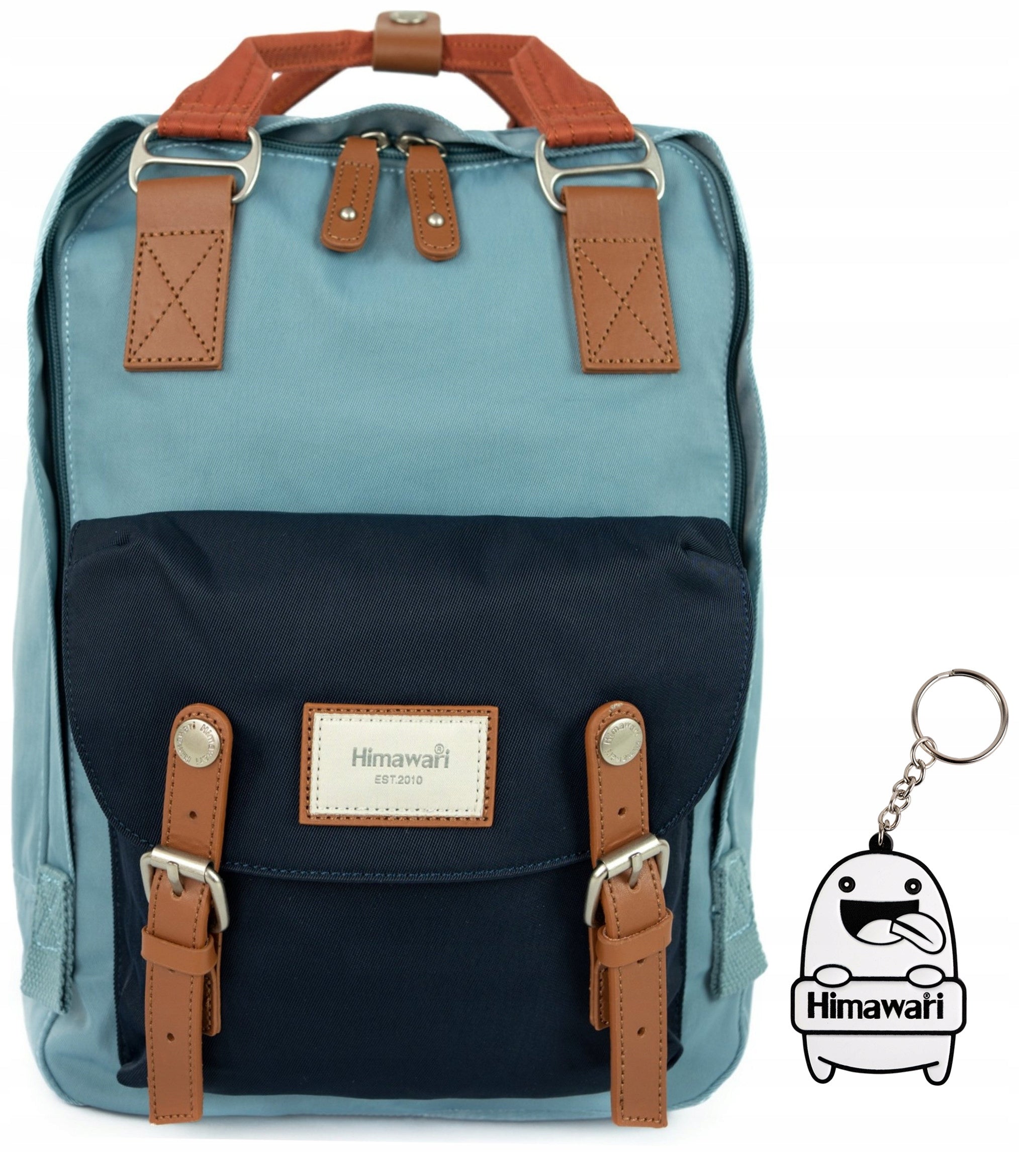 City backpack Himawari Double Autumn S - roomy light Light blue