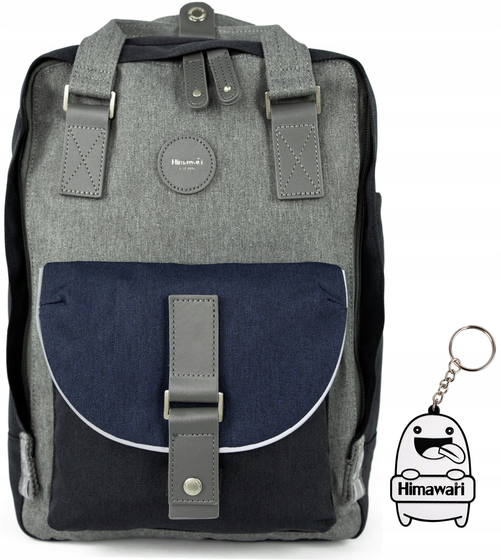 City backpack Himawari Gravel S - for daily trips roomy Graphite