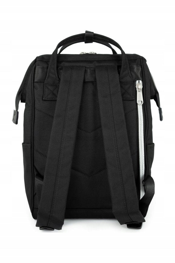 City backpack Himawari Pale M - for laptop everyday USB roomy Black Brand Himawari