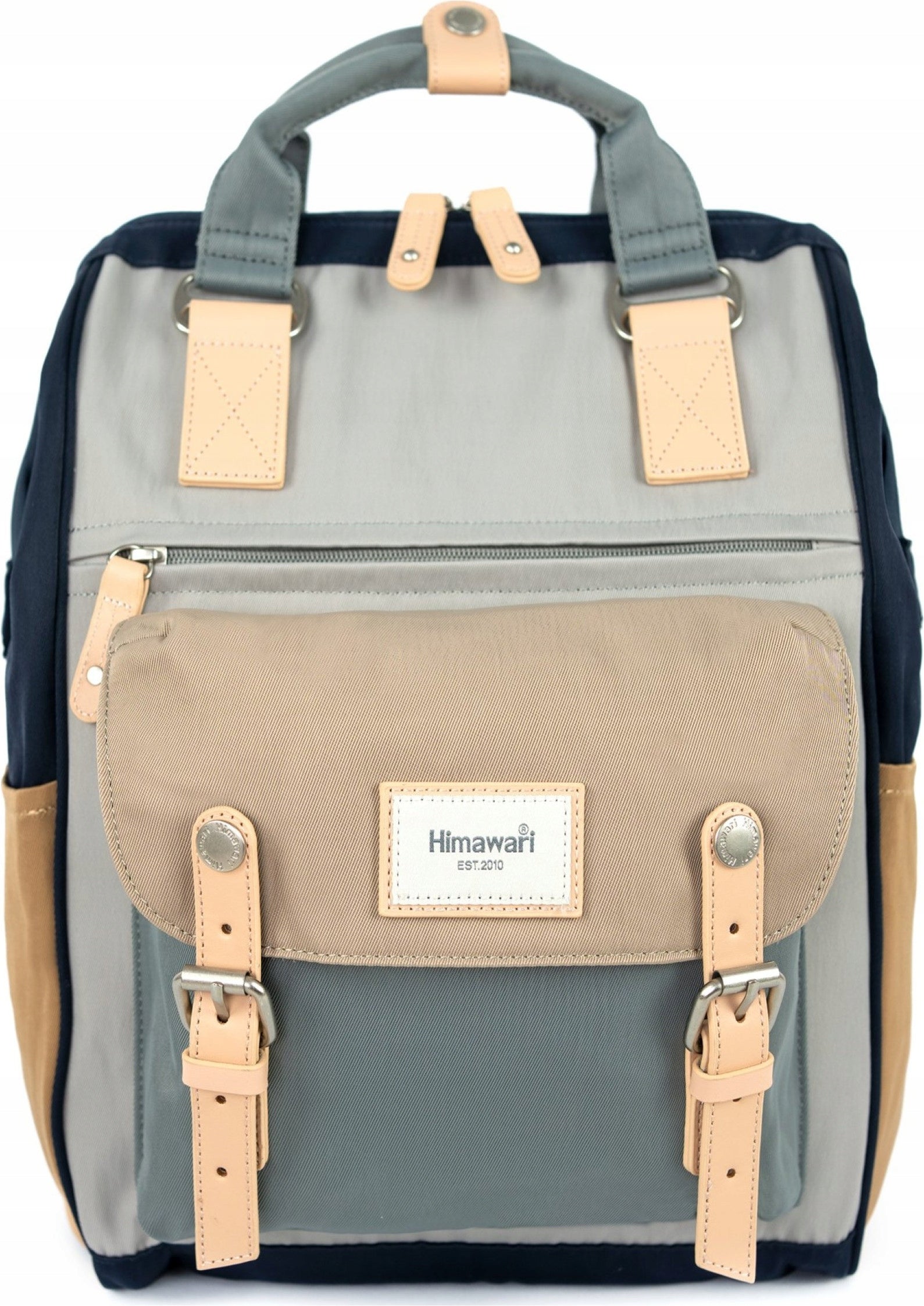 City backpack Himawari Vivid M - youth colorful multifunctional Grey