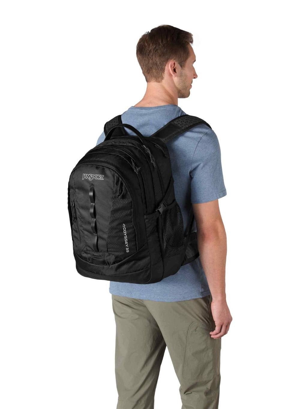 City backpack JanSport Odyssey 39 l - black Gender unisex