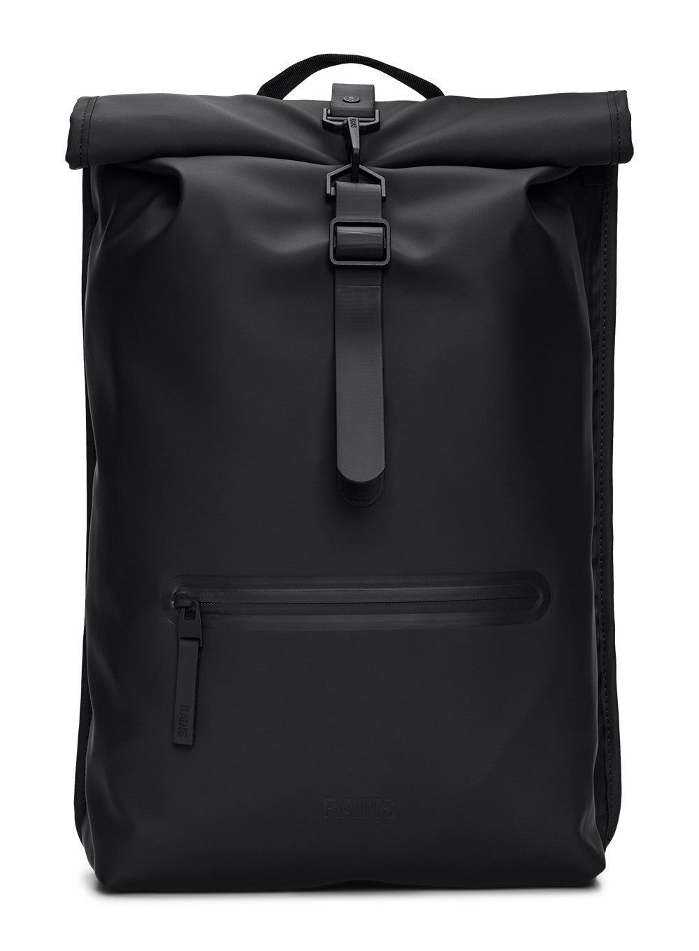 City backpack Rains Rolltop Backpack 13 l - black Brand Rains