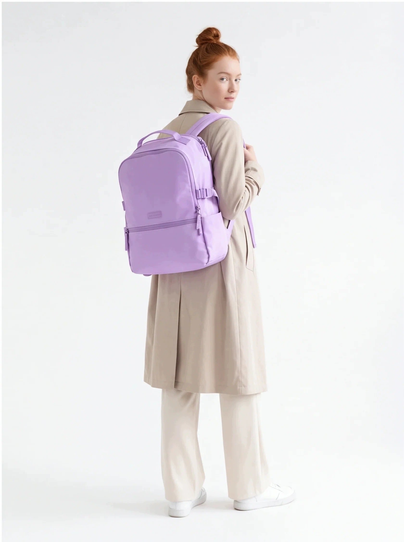City backpack WINGS SOLENNE 22L for laptop 17 inches with water bottle pockets Packaging status original