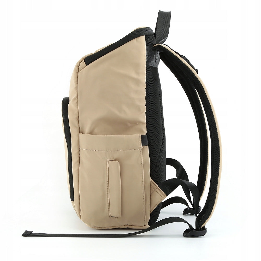 City backpack beige Brand Himawari