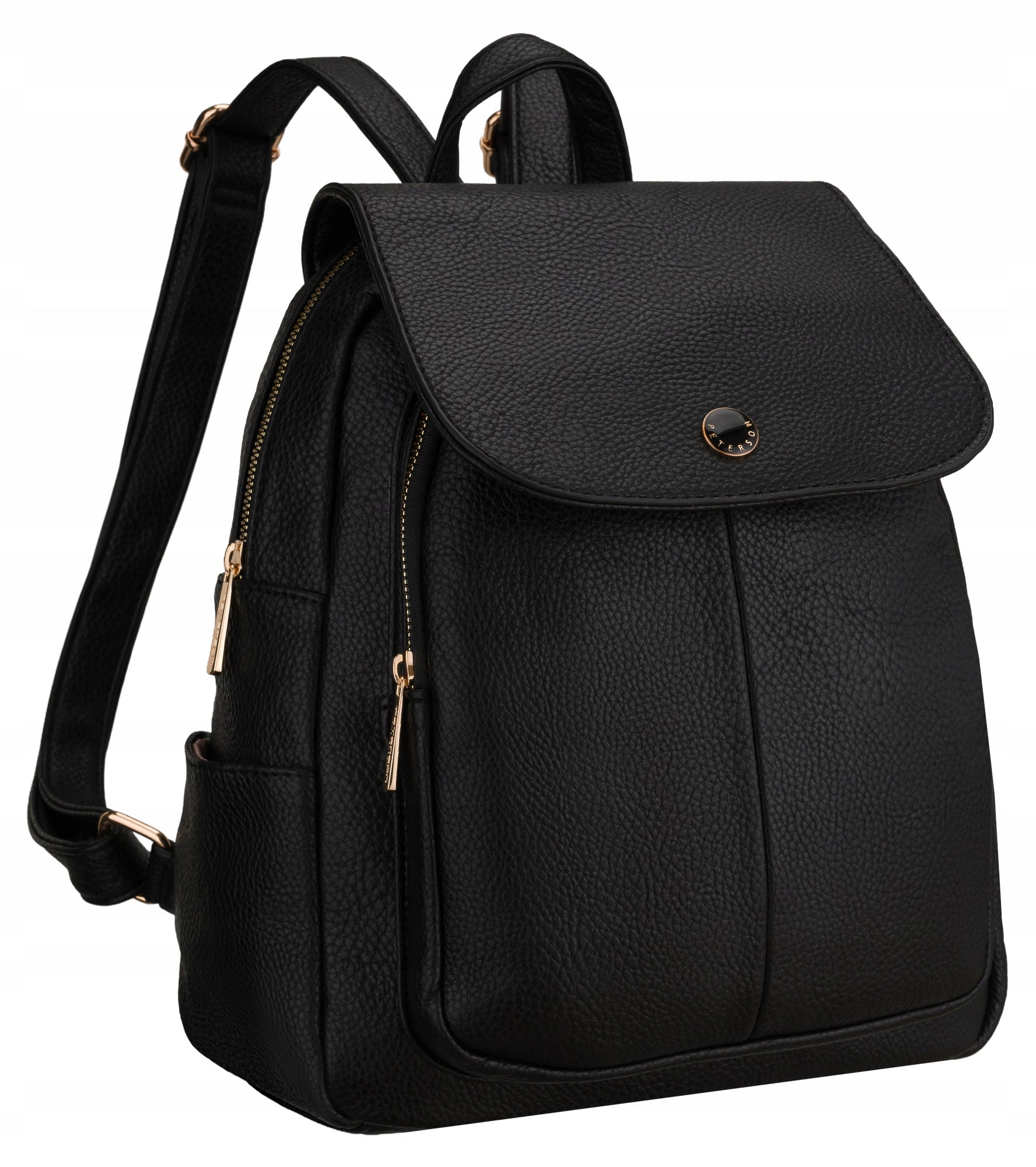 City backpack elegant eco leather Peterson fashionable eco leather