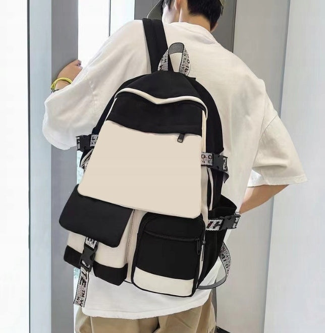 City backpack for youth + freebie black with print. Manufacturer code 764020870769
