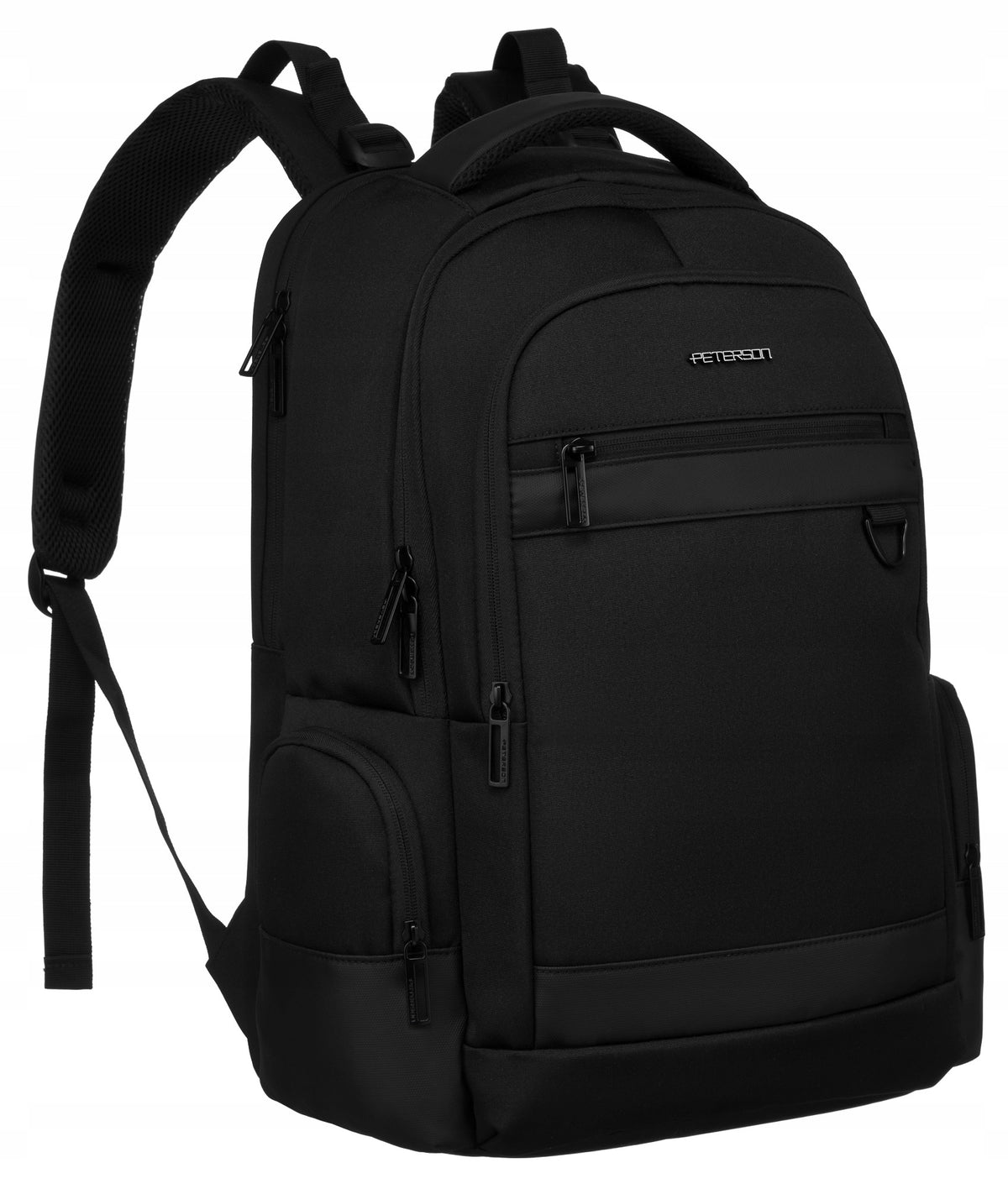 City backpack multifunctional for laptop sports roomy black Peterson