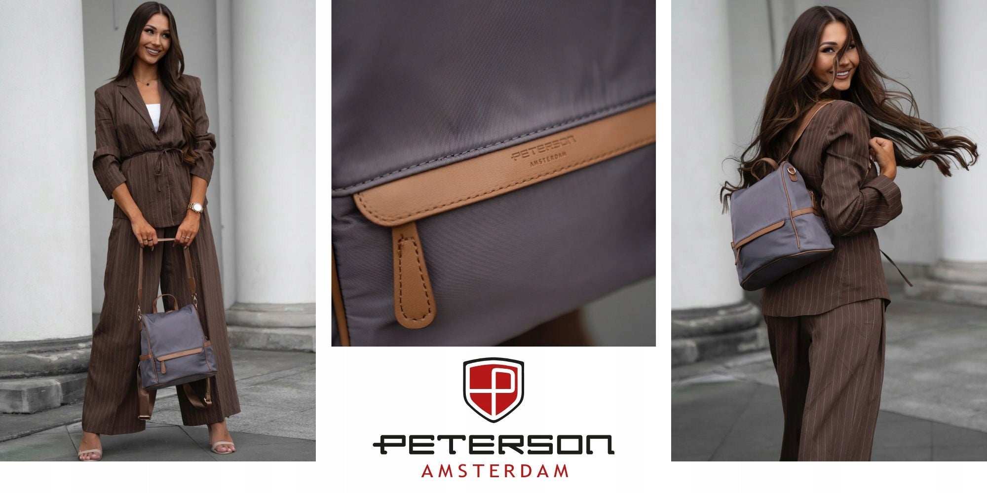 City backpack women's roomy backpack bag fashionable Peterson safe Packaging status original