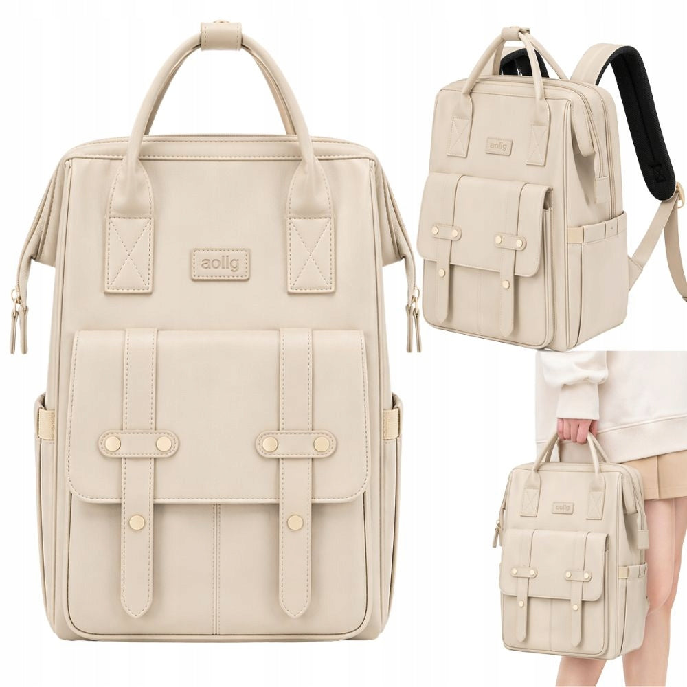 City backpack women's school roomy lots of travel pockets for work a4