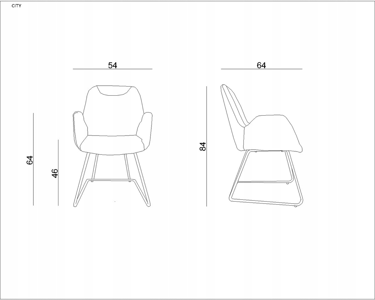 City chair for office black EAN (GTIN) 5908242417066