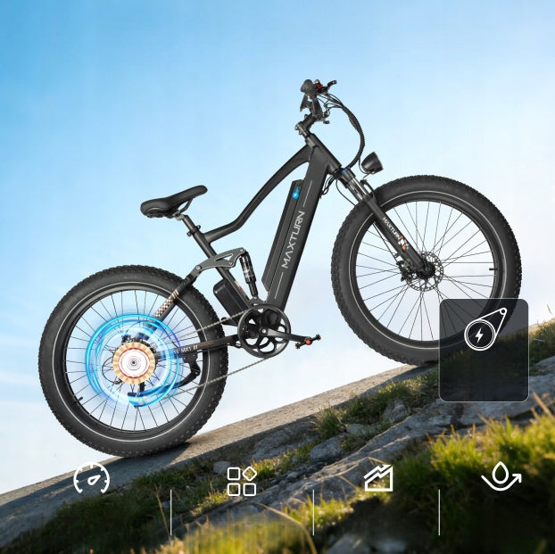 City electric bike MAXTRON MX1 250W 48V 13Ah 25KM/H 100HP MTB-EU Packaging status original