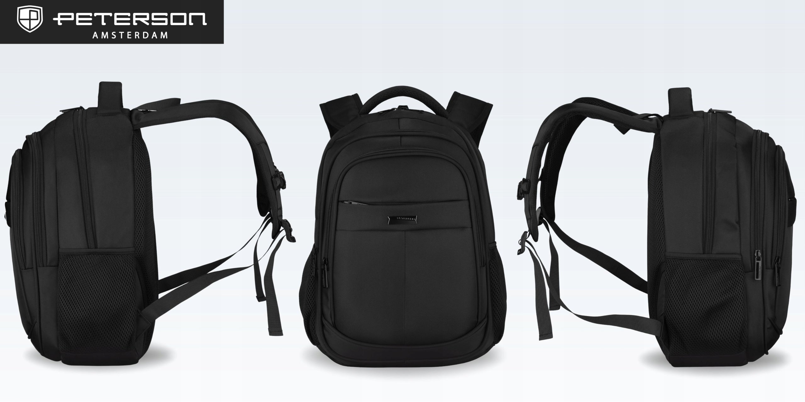 City laptop backpack men's sports roomy Peterson carry-on luggage Brand Peterson