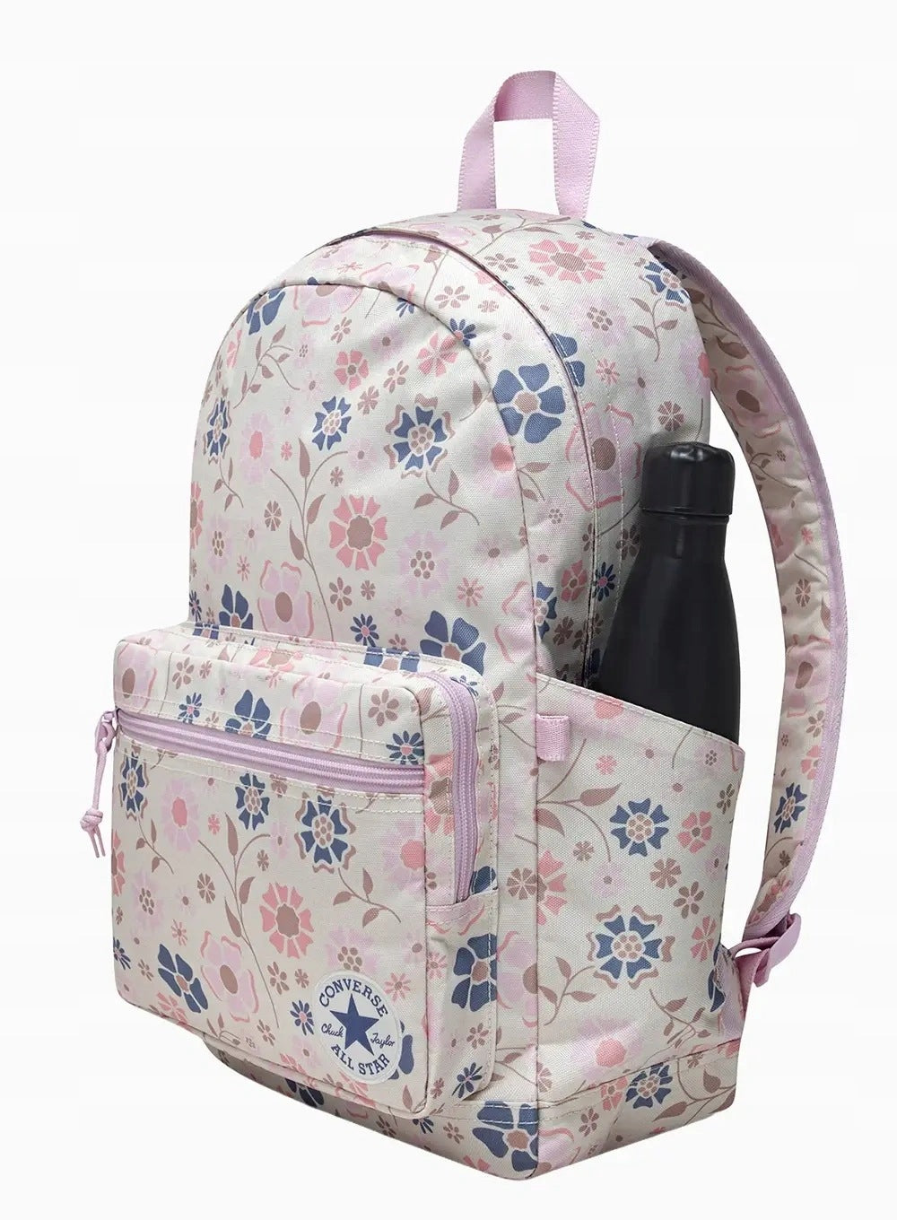City school backpack Converse Go2 with mini sachet print floral flowers Brand Converse