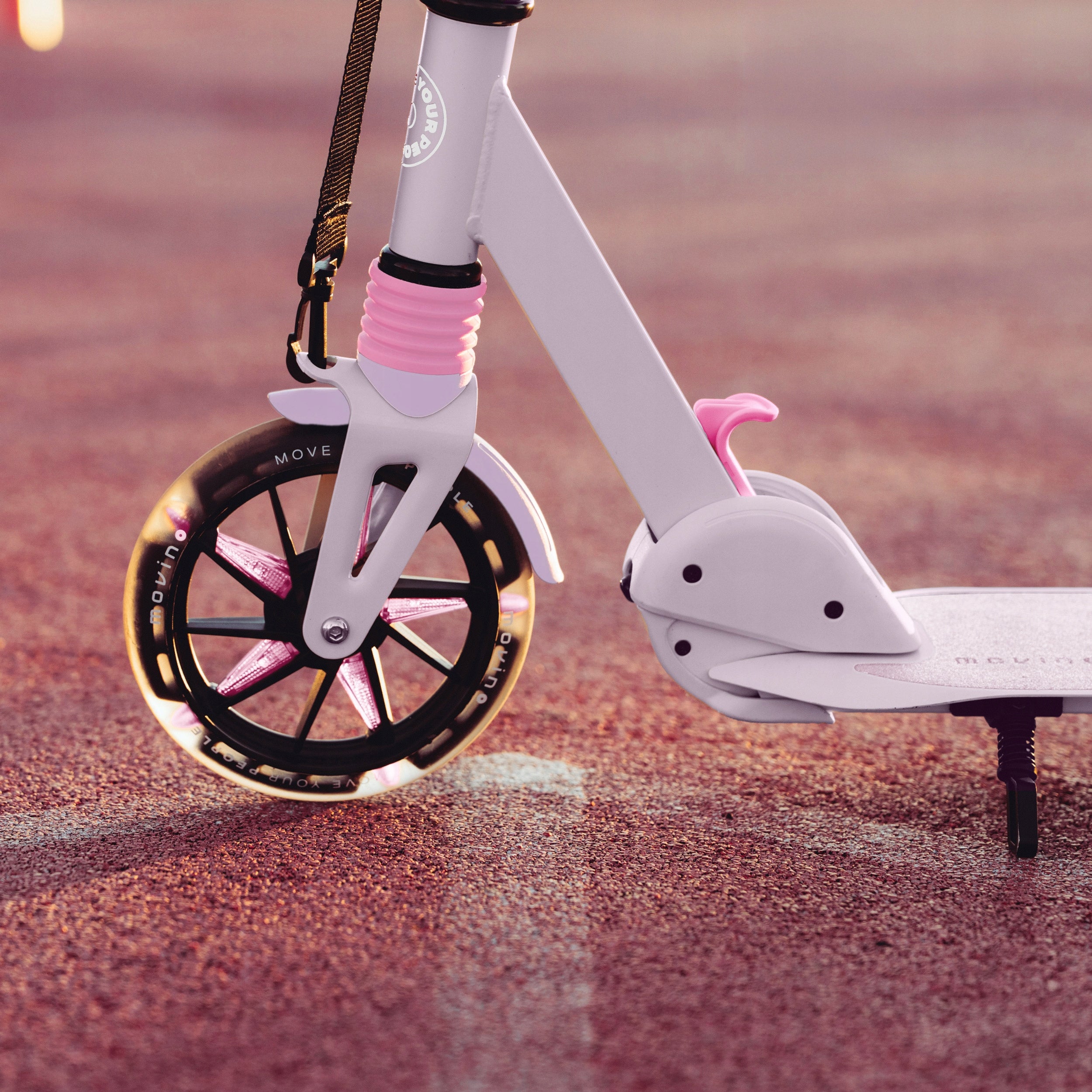City scooter MOVINO CITY LIGHT wheels LED shock absorption folding Brand Movino