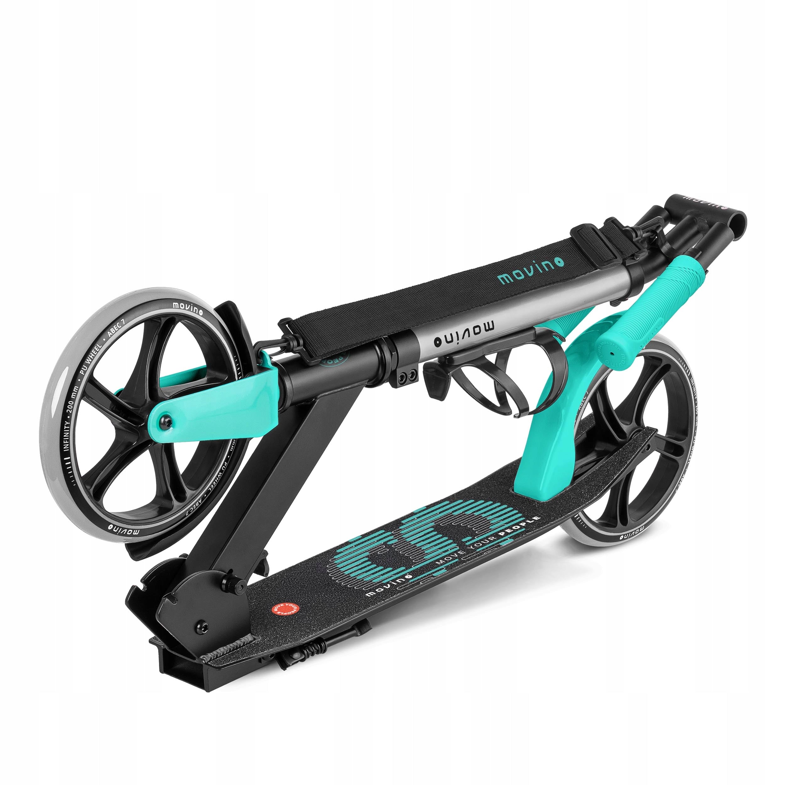 City scooter MOVINO INFINITY for children folding large Color green