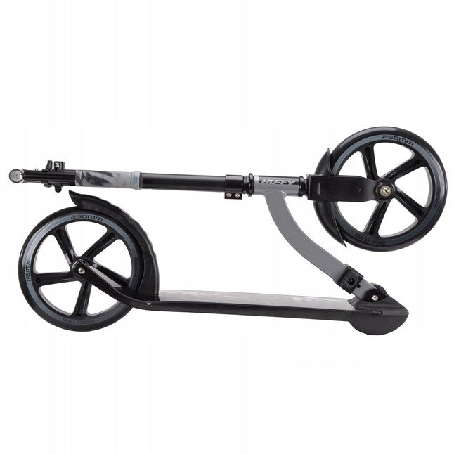 City scooter for adults and children folding, large wheels Huffy 250 mm Color black gray