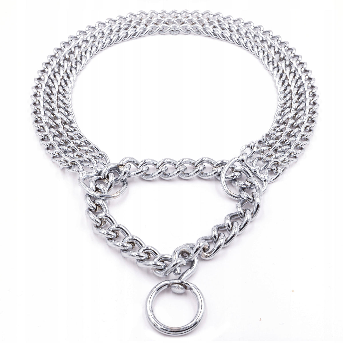 Clamp Collar for Medium Dog Chaba Strong Chrome Chain 41-50/2,5