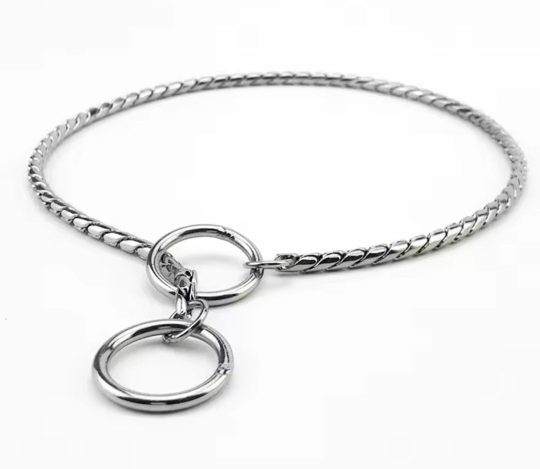 Clamp collar ,Viper, display clamp chain 40cm silver