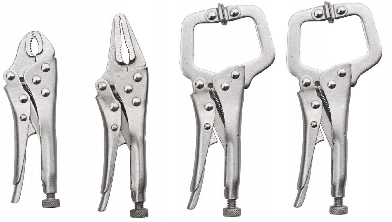 Clamp pliers morse wrench 4 elements 125mm-250mm welding clamping