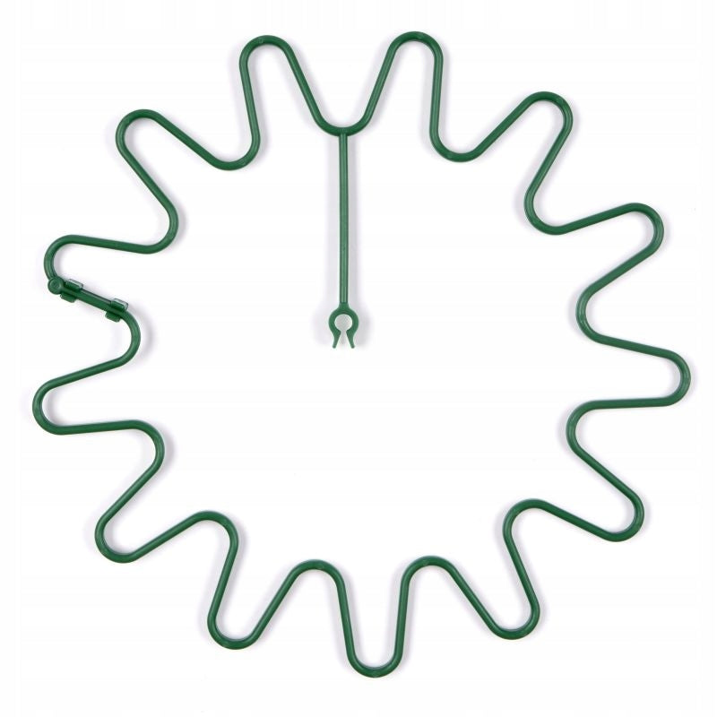 Clamp, support for holding plants, green, 8mm