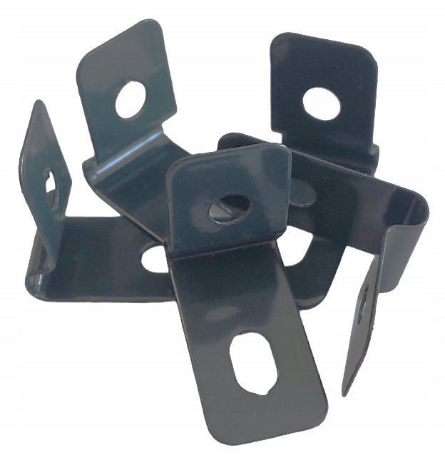 Clasp holder 1/2 for panels ANTRACYT RAL 7016 - 100 pcs