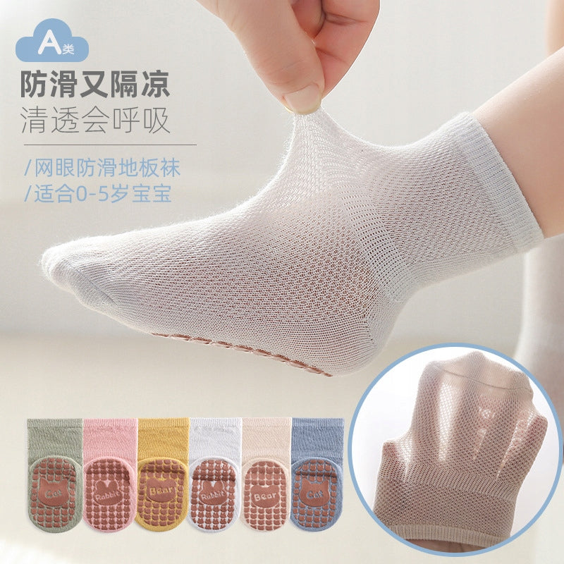 Class A Baby Socks Summer New Cartoon Silicone No Slip RC Medical device no