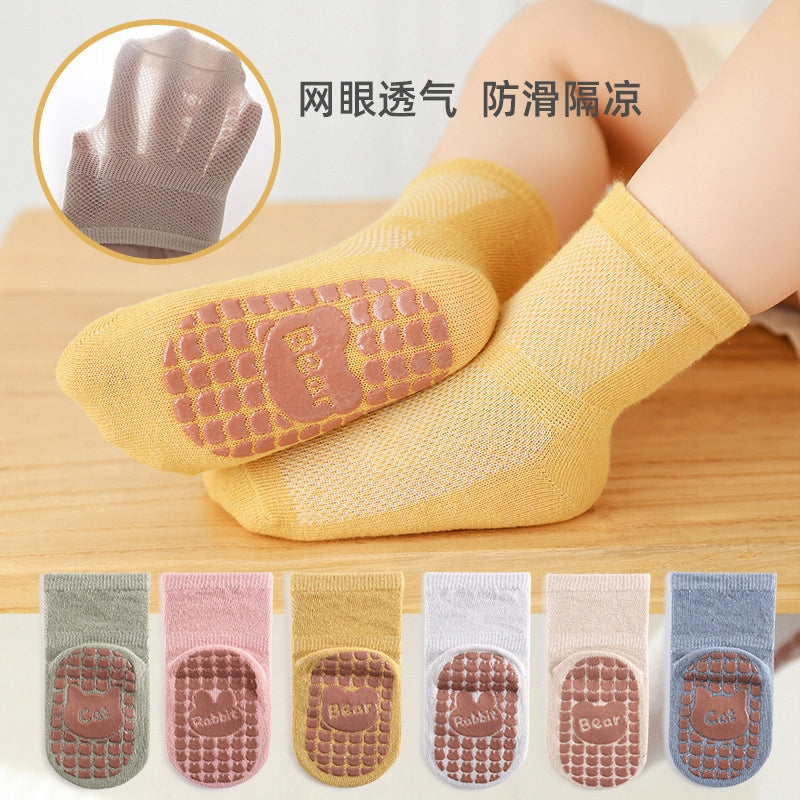 Class A Baby Socks Summer New cartoon silicone without slip EH Medical device no