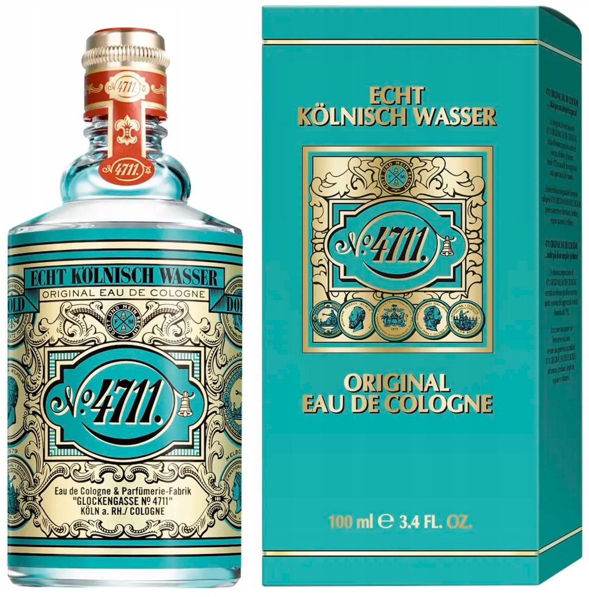 Classic Cologne 4711 - 100ml Original Eau de Cologne Brand 4711