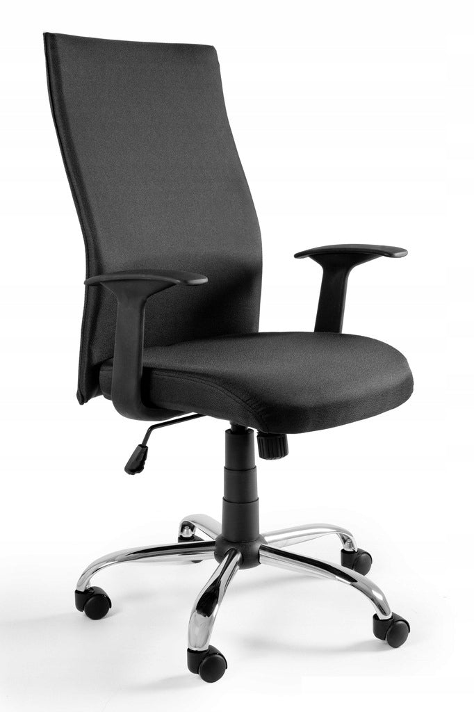 Classic SWIVEL OFFICE CHAIR BLACK ON BLACK