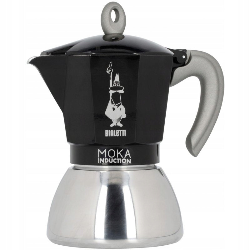 Classic coffee maker Bialetti New Moka Induction 6tz black
