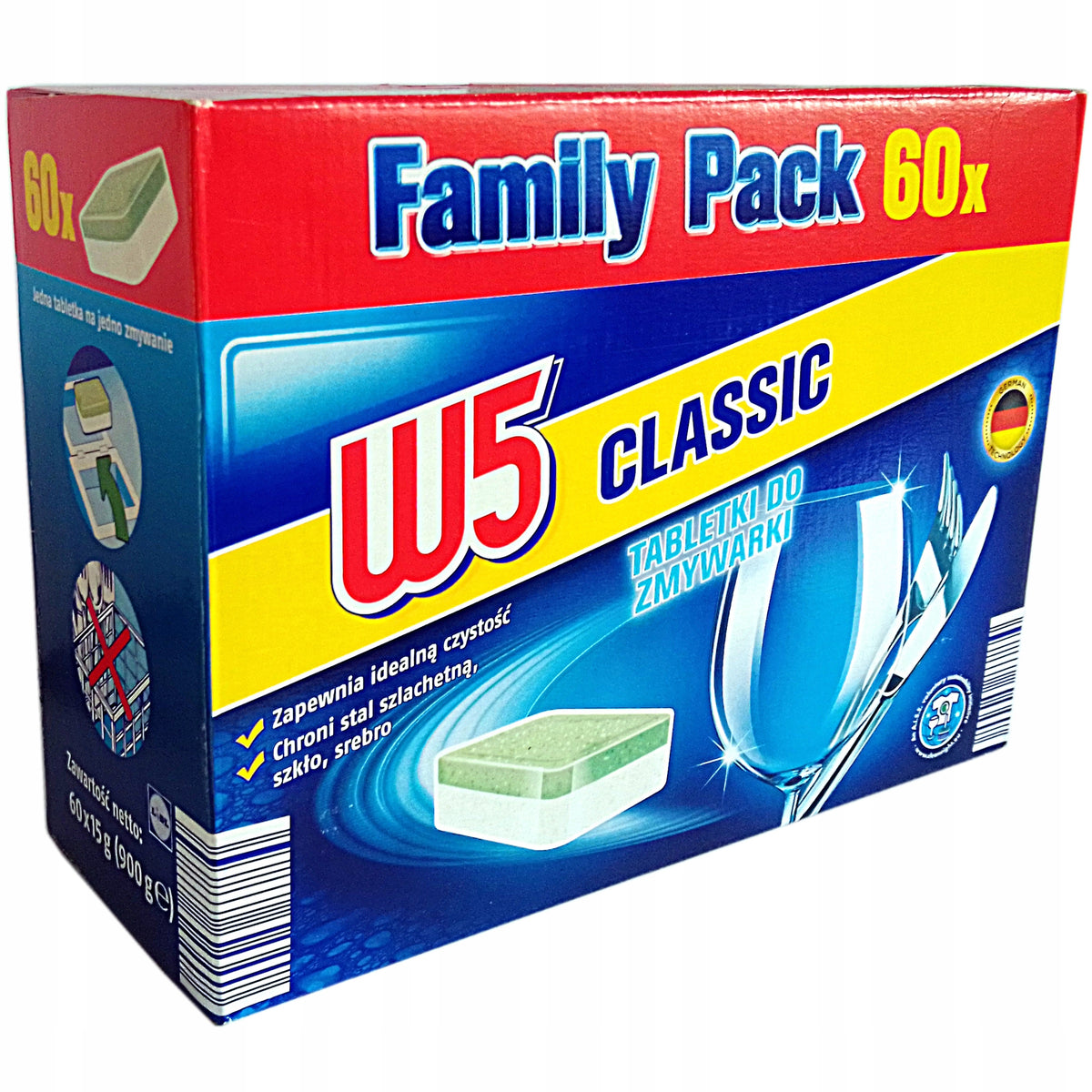 Classic dishwasher tablets (standard) W5 60 pcs.