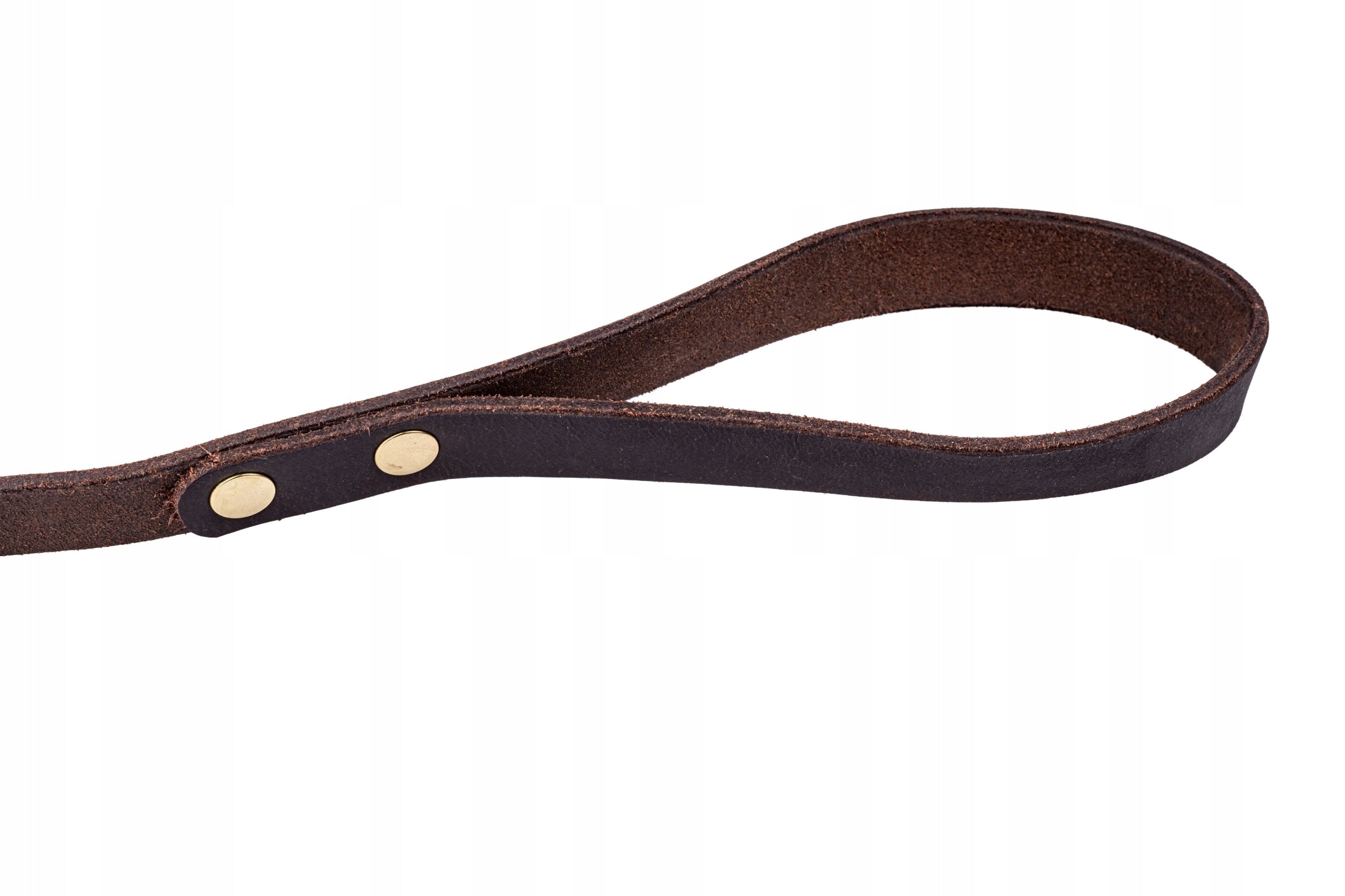 Classic leather leash 130 cm Poland manual production Maximum leash length 130 m
