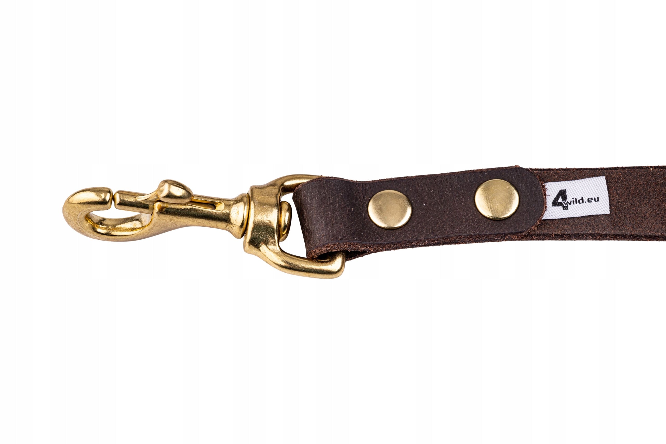 Classic leather leash 130 cm Poland manual production Trade name Klasyczna smycz skórzana 130 cm