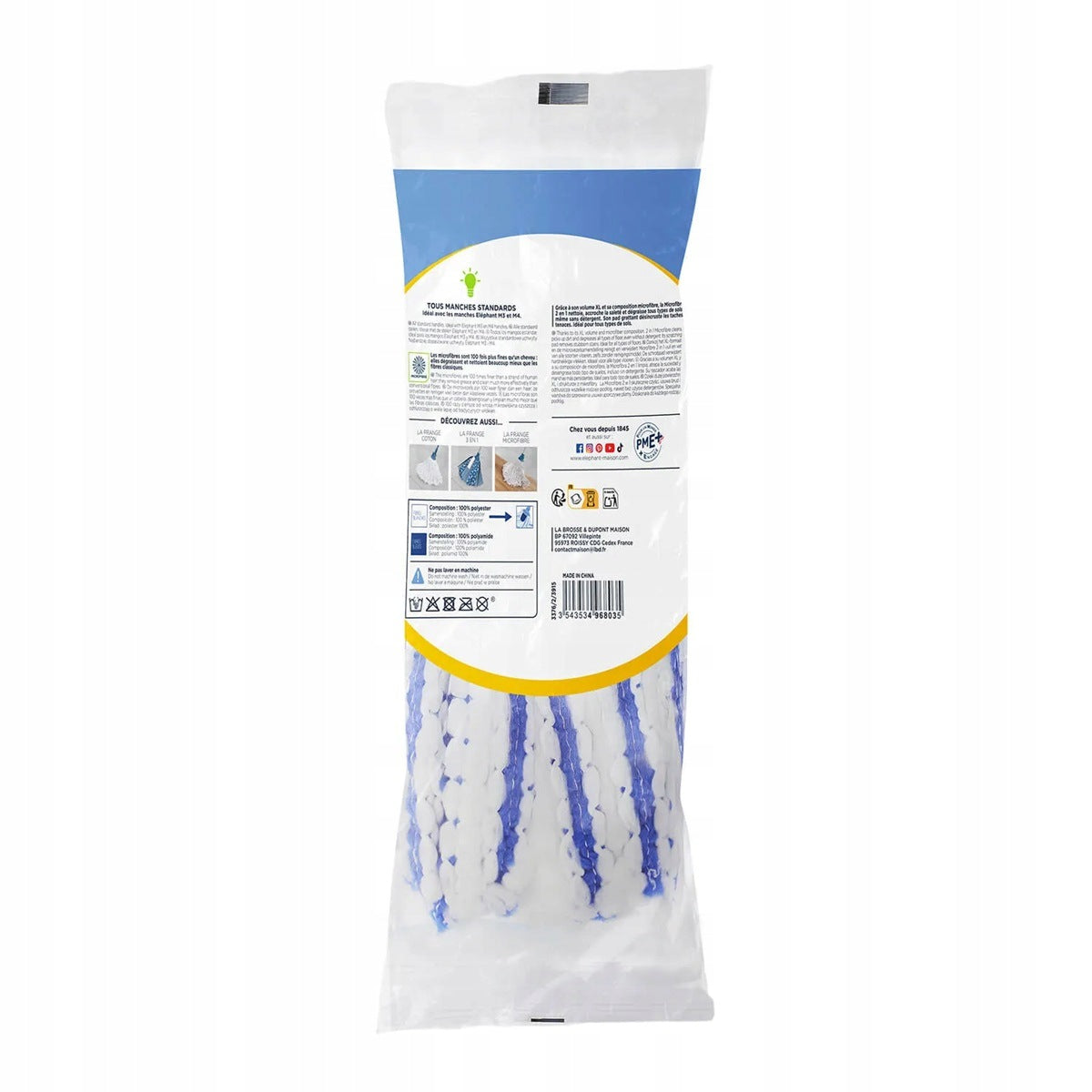 Classic microfiber string mop stock replacement GENEREUSE ELEPHANT Brand Elephant