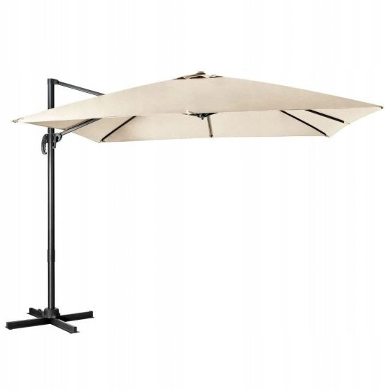 Classic patio umbrella Costway beige 300 x 273 cm