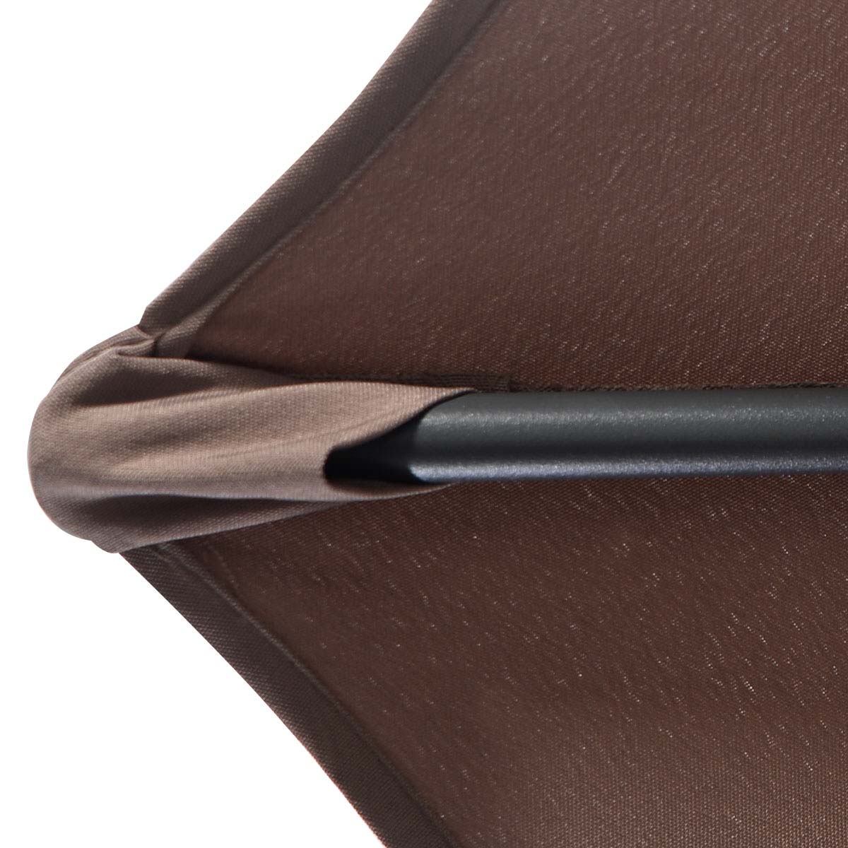 Classic umbrella Costway beige 270 x 235 cm Kind classic